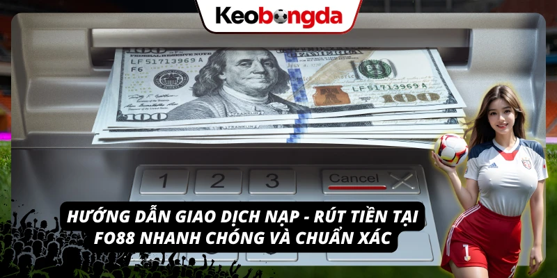 Khám Phá FO88 - Cá Cược Trực Tuyến Mượt Mà Và Tin Cậy Thao tác nạp và rút tiền an toàn trên hệ thống FO88