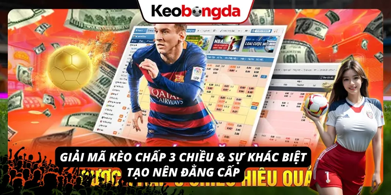 Khái Niệm Kèo Chấp 3 Chiều: Thử Thách “Khó Nhằn” Nhưng Ăn To Giải mã loại kèo cược chấp 3 chiều và sự khác biệt của nó